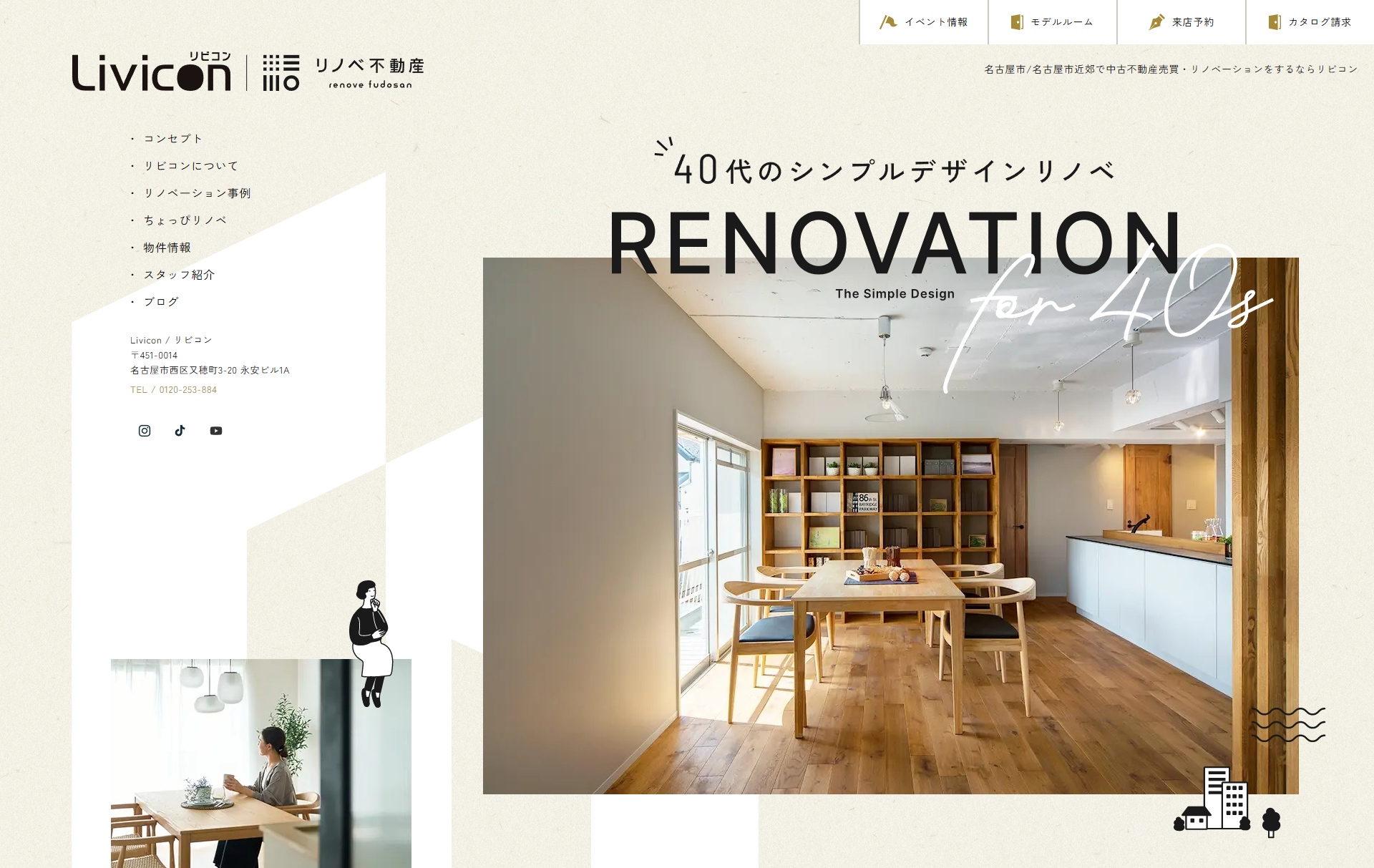 LIVICON／リビコン PC画面