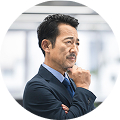 全体戦略・ブランディング段階 男性担当者 イメージ画像
